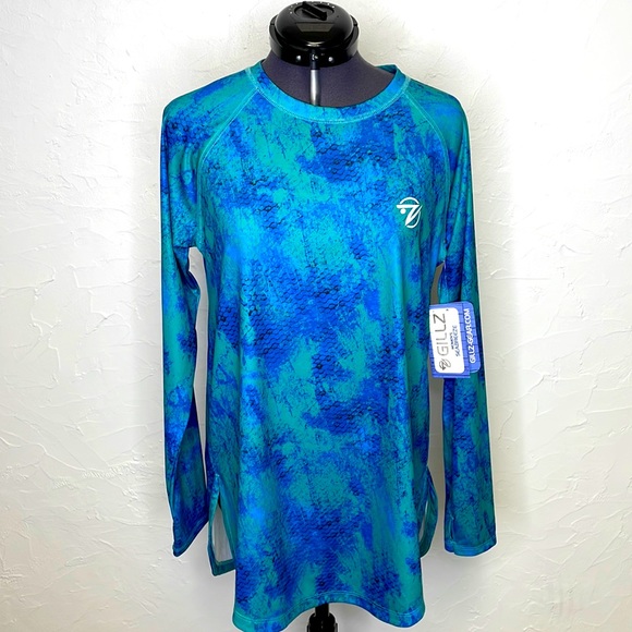 -GILLZ Seabreeze Performance Moisture Wicking Long Sleeve Shirt - Picture 1 of 9